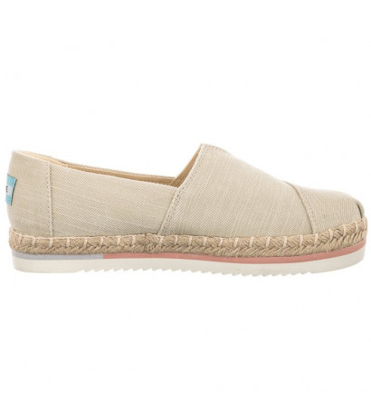 Toms Alpargata Platform Rope Natural Heavy Twill 10017830 (TS26-a) sportiniai bateliai