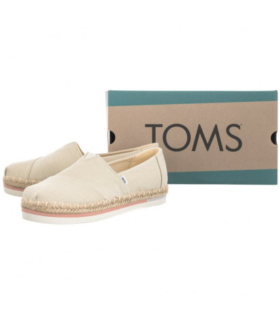 Toms Alpargata Platform Rope Natural Heavy Twill 10017830 (TS26-a) sportiniai bateliai