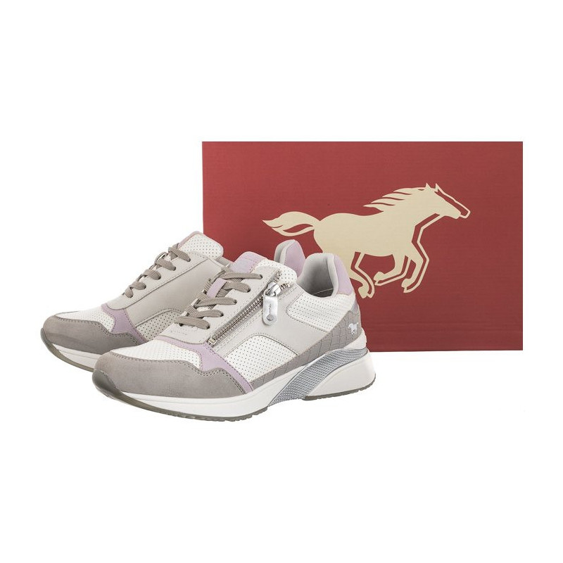 Mustang Białe/Szare 50C0069 (MU465-a) sports Shoes