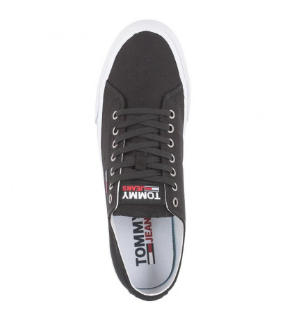 Tommy Hilfiger Long Lace Up Vulc EM0EM00659-BDS Black (TH208-a) apavi