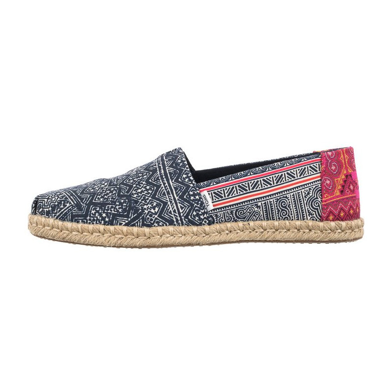 Toms Alpargata Rope Indigo Floral Hmong Print 10016263 (TS28-a) kurpes