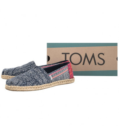 Toms Alpargata Rope Indigo Floral Hmong Print 10016263 (TS28-a) kurpes