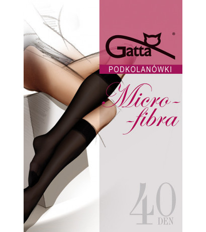 Gatta knee-high socks with microfiber