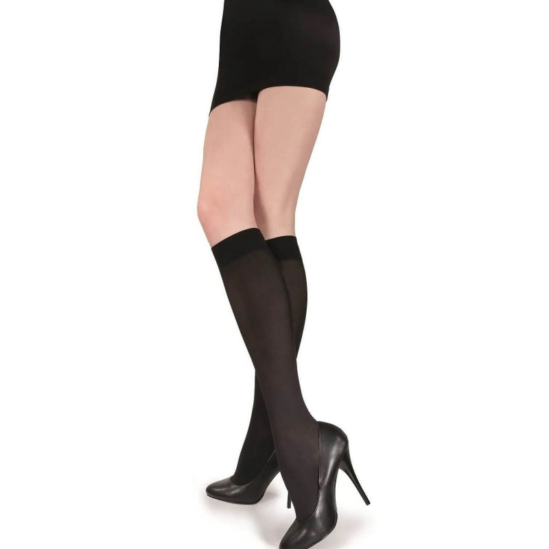 Knittex knee-high socks with microfiber