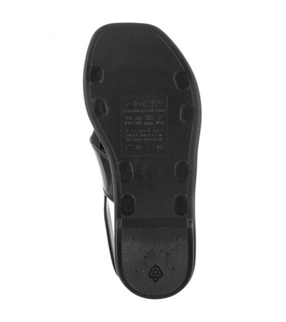 Zaxy Sucesso Sandal AD 18423/91337 Czarne (ZA134-b) sandalai