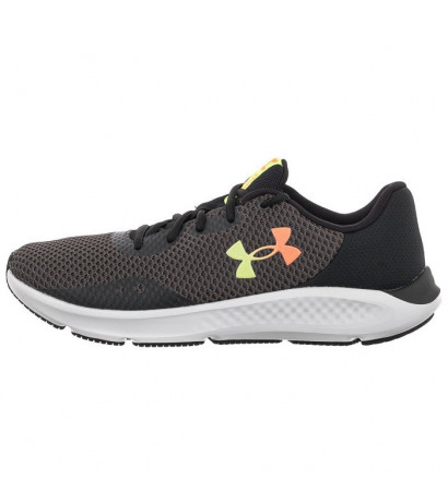 Under Armour Charged Pursuit 3 Gry/Blk 3024878-100 (UN12-a) running Shoes