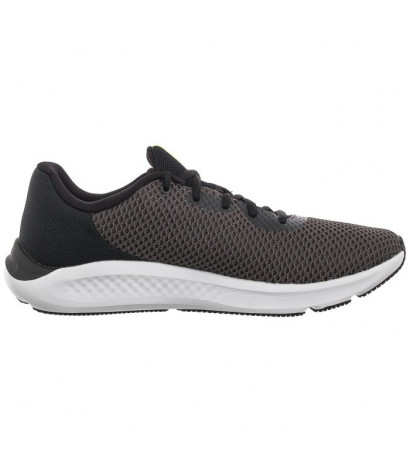 Under Armour Charged Pursuit 3 Gry/Blk 3024878-100 (UN12-a) running Shoes