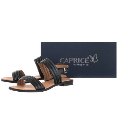 Caprice Czarne 9-28105-28 022 Black Nappa (CP323-a) sandaalid