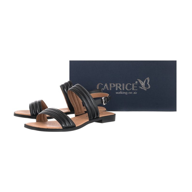 Caprice Czarne 9-28105-28 022 Black Nappa (CP323-a) sandaalid