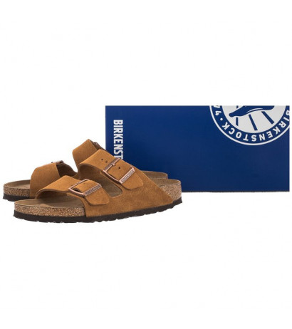 Birkenstock Arizona BS Soft Footbed Mink 1009527 (BK180-b) Moteriški batai/šlepetės