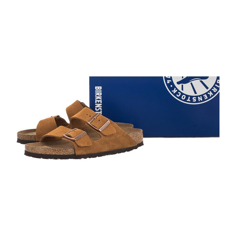 Birkenstock Arizona BS Soft Footbed Mink 1009527 (BK180-b) Moteriški batai/šlepetės