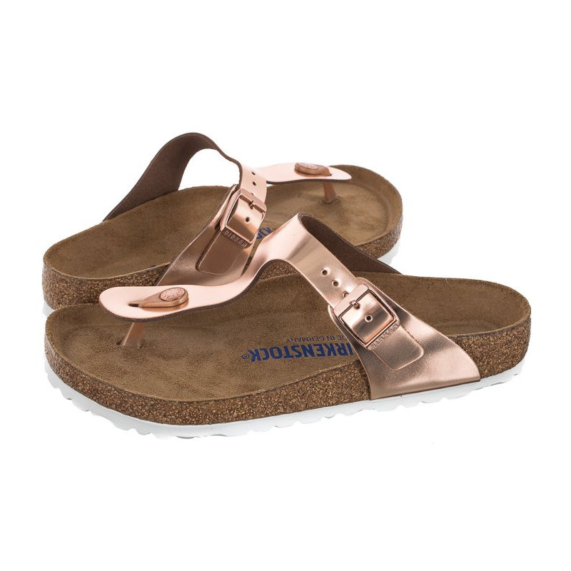 Birkenstock Gizeh BS Metallic Copper 1005048 (BK189-a) šlepetės