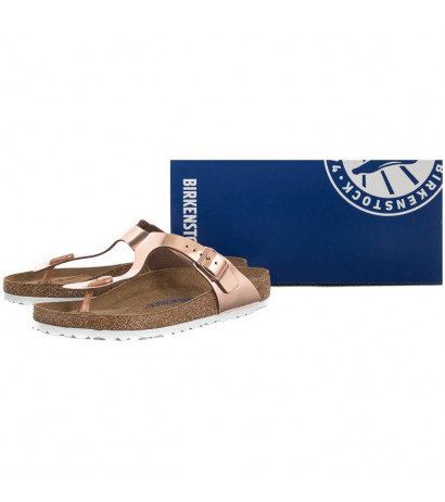 Birkenstock Gizeh BS Metallic Copper 1005048 (BK189-a) apavi