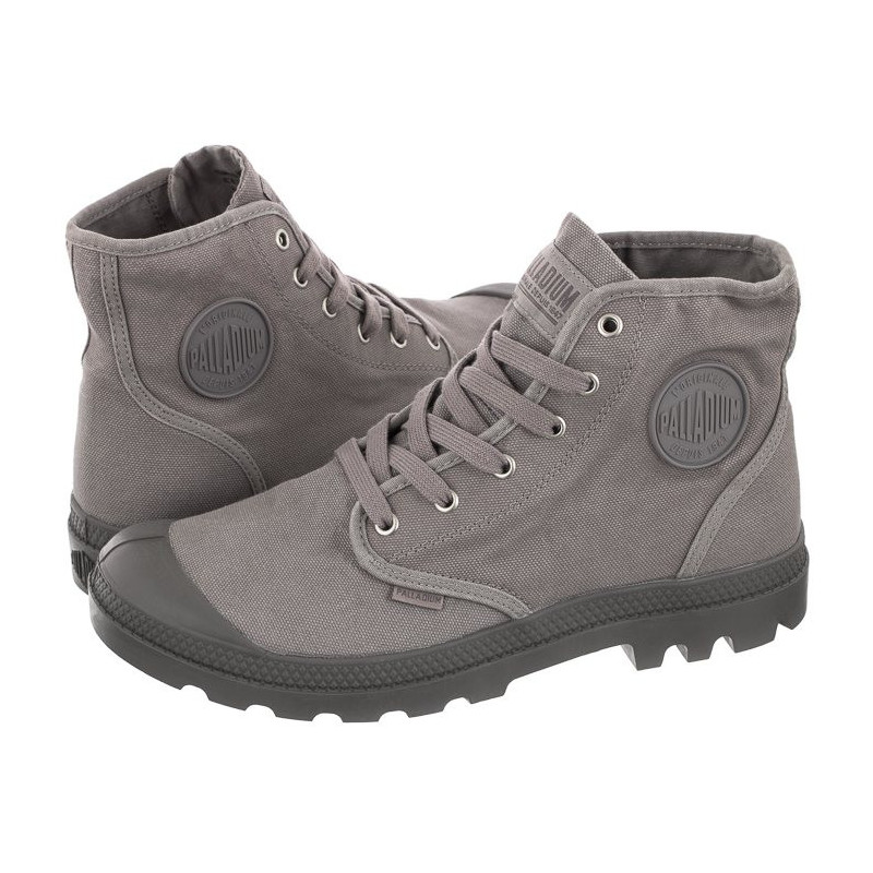 Palladium Pampa Hi Gray Flannel 02352-071-M (PA23-m) batai