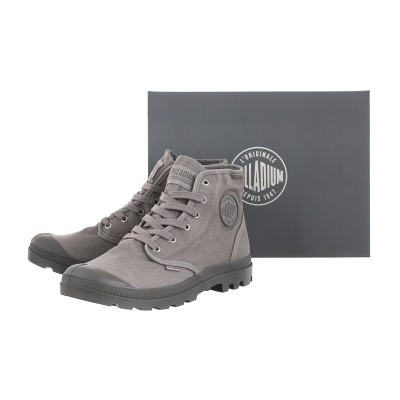 Palladium Pampa Hi Gray Flannel 02352-071-M (PA23-m) batai