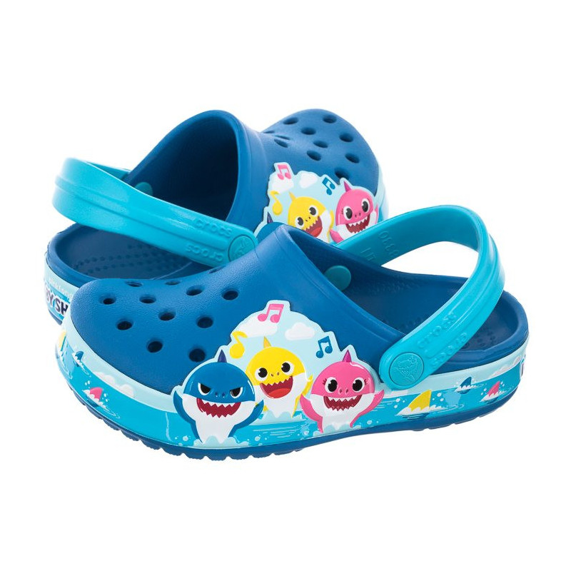 Crocs Fl Baby Shark Band Clog T Bright Cobalt 207066-4JL (CR243-a) čības