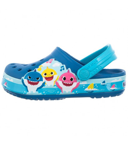 Crocs Fl Baby Shark Band Clog T Bright Cobalt 207066-4JL (CR243-a) čības