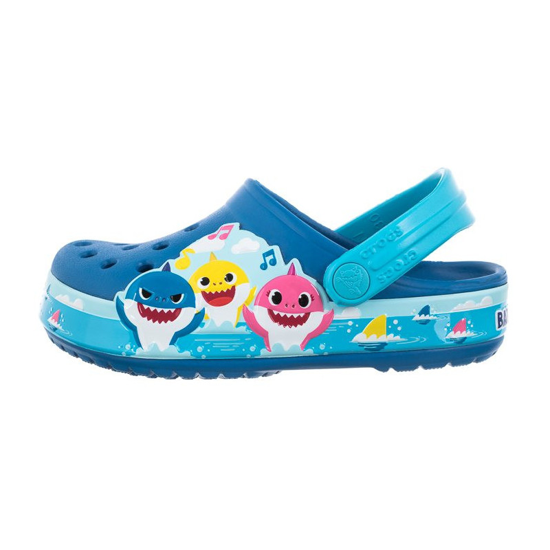 Crocs Fl Baby Shark Band Clog T Bright Cobalt 207066-4JL (CR243-a) čības