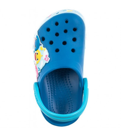 Crocs Fl Baby Shark Band Clog T Bright Cobalt 207066-4JL (CR243-a) šlepetės