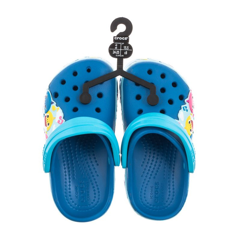 Crocs Fl Baby Shark Band Clog T Bright Cobalt 207066-4JL (CR243-a) čības