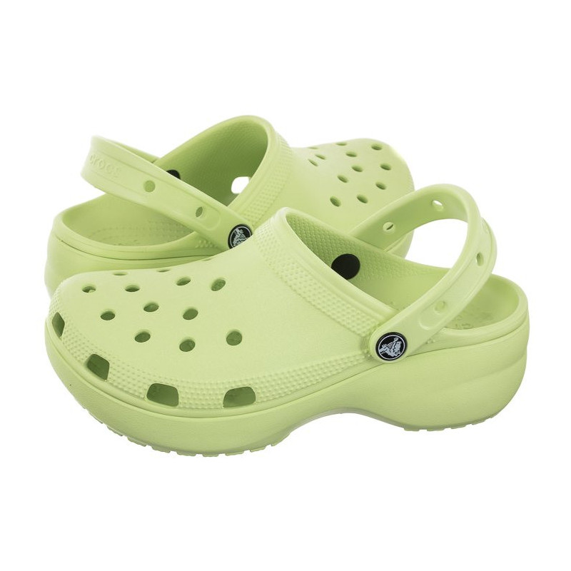 Crocs Classic Platform Clog W Celery 206750-335 (CR211-b) Women's Shoes/Flip Flops