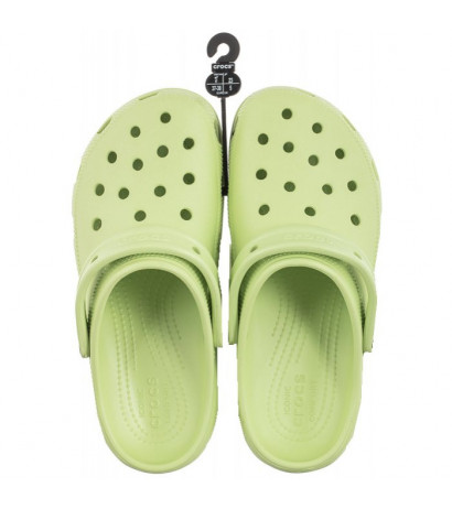 Crocs Classic Platform Clog W Celery 206750-335 (CR211-b) Women's Shoes/Flip Flops