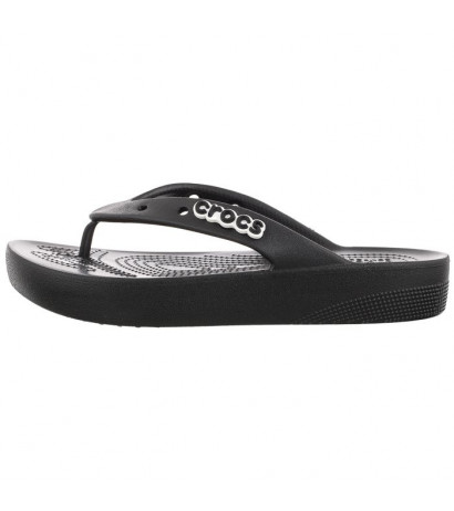 Crocs Classic Platform Flip W Black 207714-001 (CR238-a) apavi