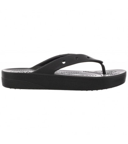 Crocs Classic Platform Flip W Black 207714-001 (CR238-a) apavi