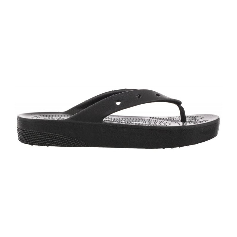 Crocs Classic Platform Flip W Black 207714-001 (CR238-a) apavi