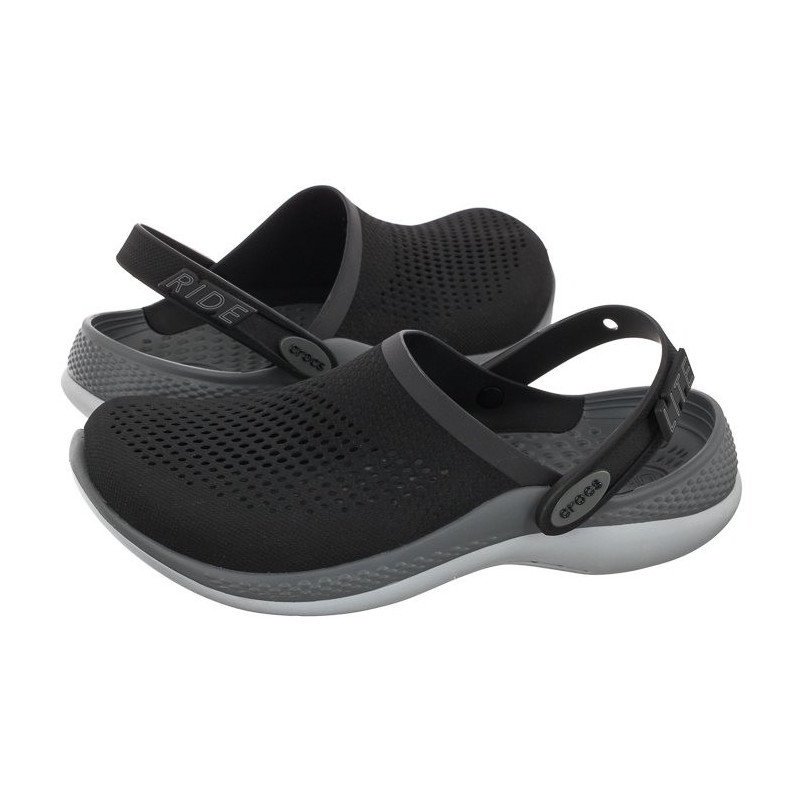 Crocs Literide 360 Clog Black/Slate Grey 206708-0DD (CR253-a) Women's Shoes/Flip Flops