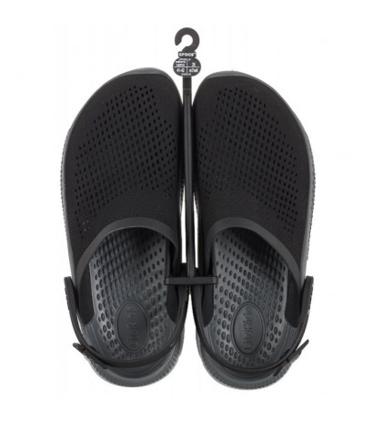 Crocs Literide 360 Clog Black/Slate Grey 206708-0DD (CR253-a) Sieviešu apavi/Flip Flops