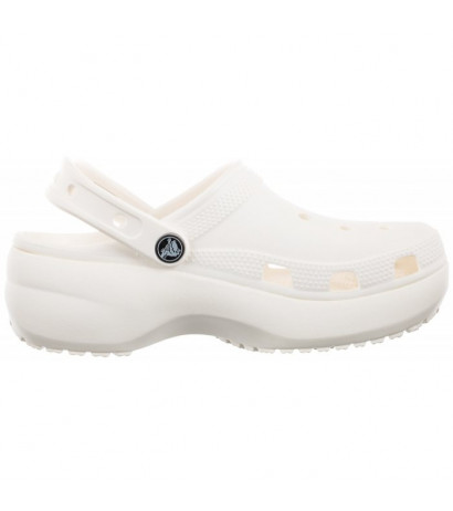 Crocs Classic Platform Clog W White 206750-100 (CR211-c) Moteriški batai/šlepetės