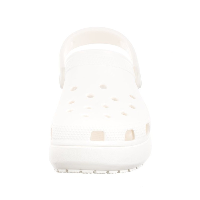 Crocs Classic Platform Clog W White 206750-100 (CR211-c) Moteriški batai/šlepetės