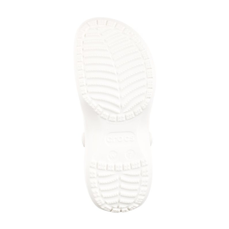 Crocs Classic Platform Clog W White 206750-100 (CR211-c) Sieviešu apavi/Flip Flops