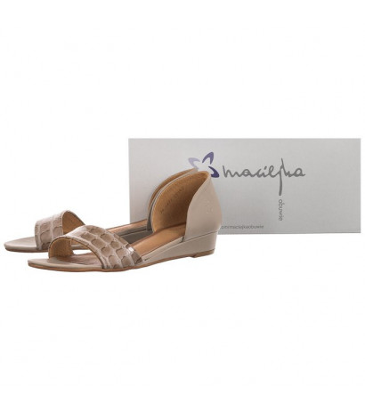 Maciejka Beżowe 01971-62/00-5 (MA597-d) sandals