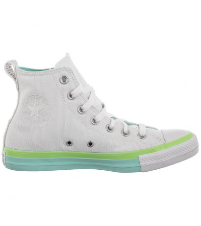 Converse CT All Star Hi White/Light Dew/Lime Rave A00543C (CO568-a) bateliai