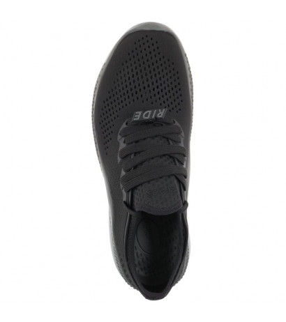 croc sneakers black