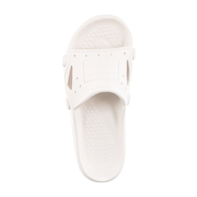 Tommy Hilfiger Archive Pool Slide Ecru EN0EN01942 YBL  (TH484-a) bateliai