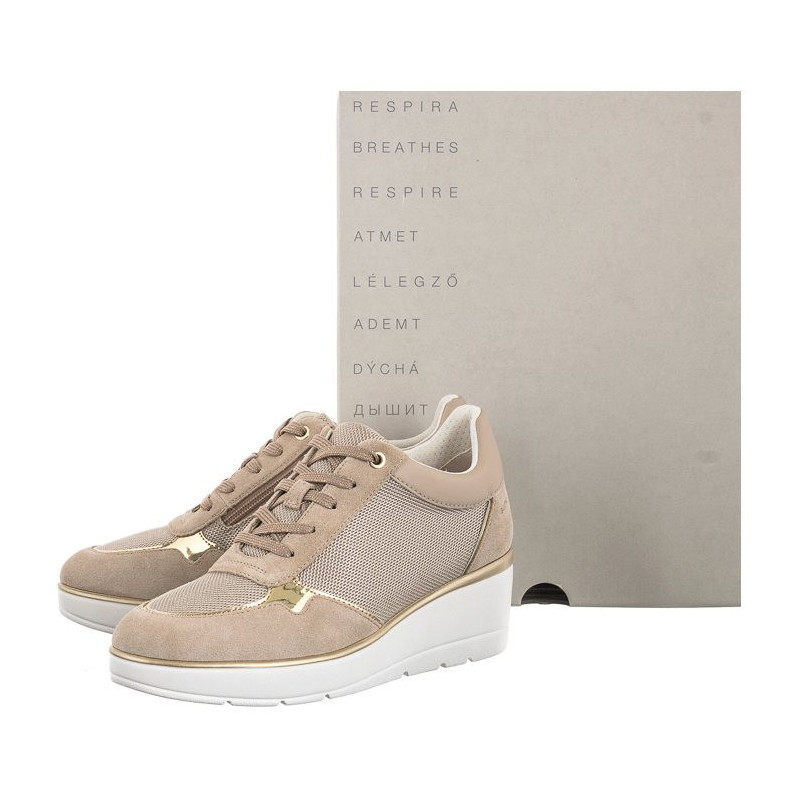 Geox D Ilde A Lt Taupe/Beige D25RAA 01422 CH65A (GE24-a) sportiniai bateliai