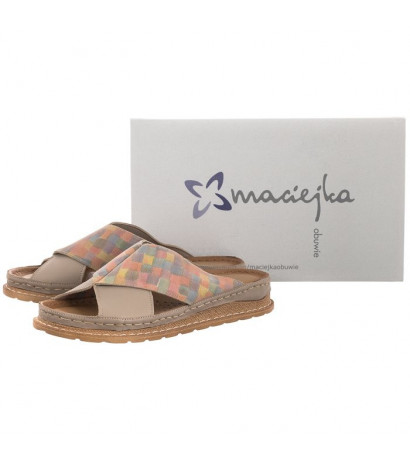 Maciejka Beżowe 04986-10/00-0 (MA769-c) Women's Shoes/Flip Flops