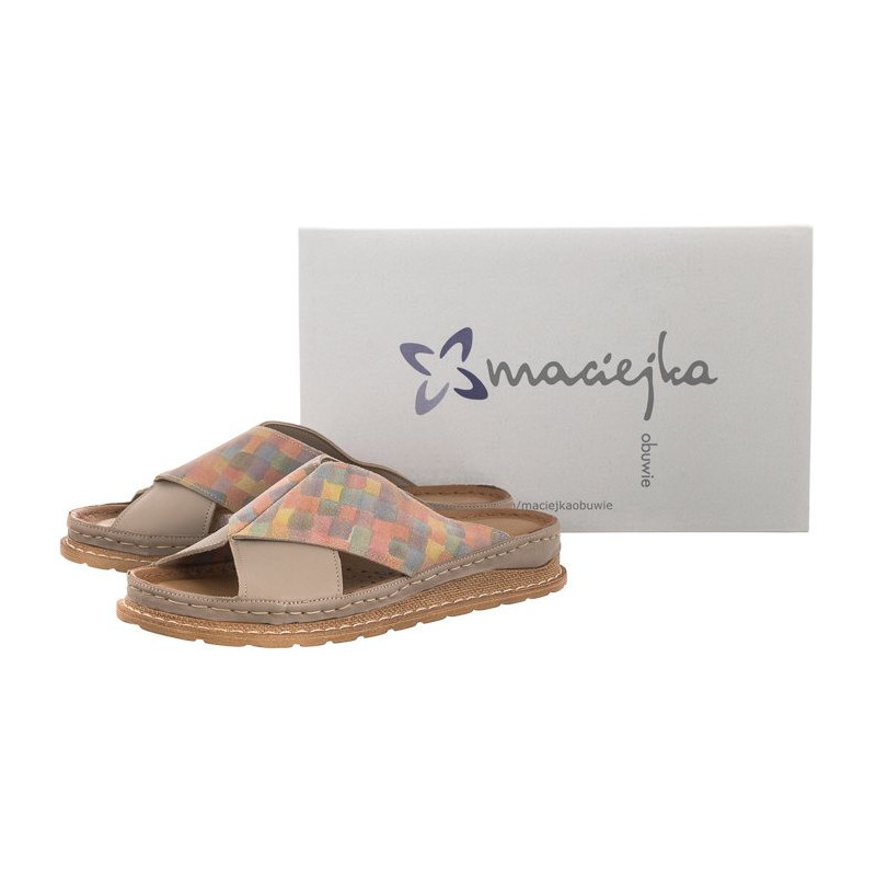 Maciejka Beżowe 04986-10/00-0 (MA769-c) Women's Shoes/Flip Flops