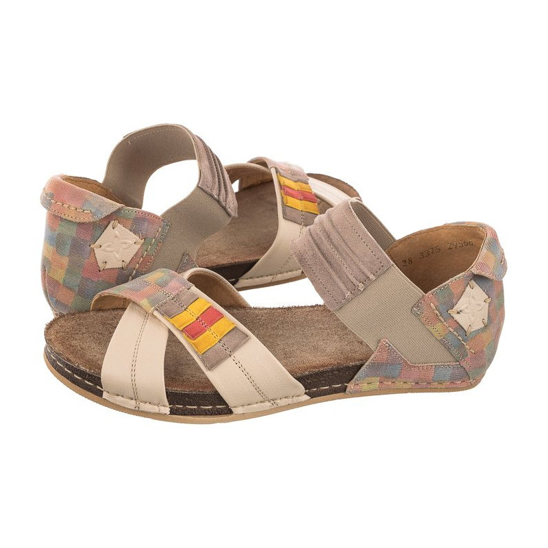 Maciejka Beżowe 03375-10/00-5 (MA351-f) sandals