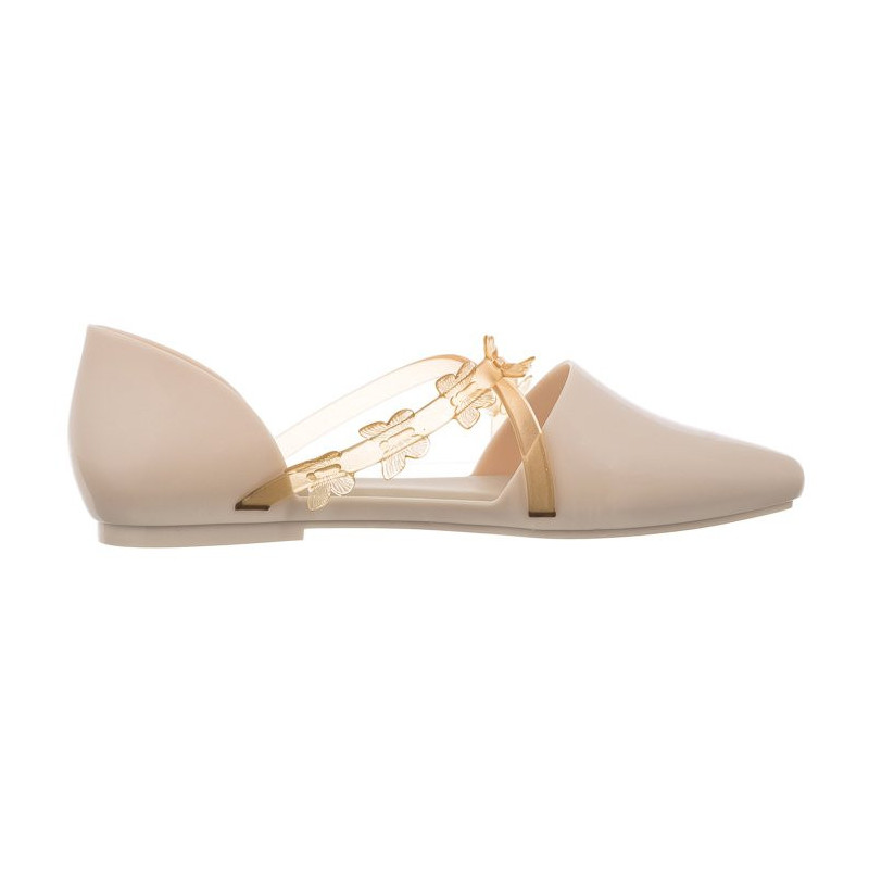 Melissa Pointy Stripe Fly AD 33638/AB974 Beige (ML259-b) sandals