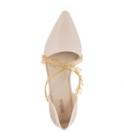 Melissa Pointy Stripe Fly AD 33638/AB974 Beige (ML259-b) sandals