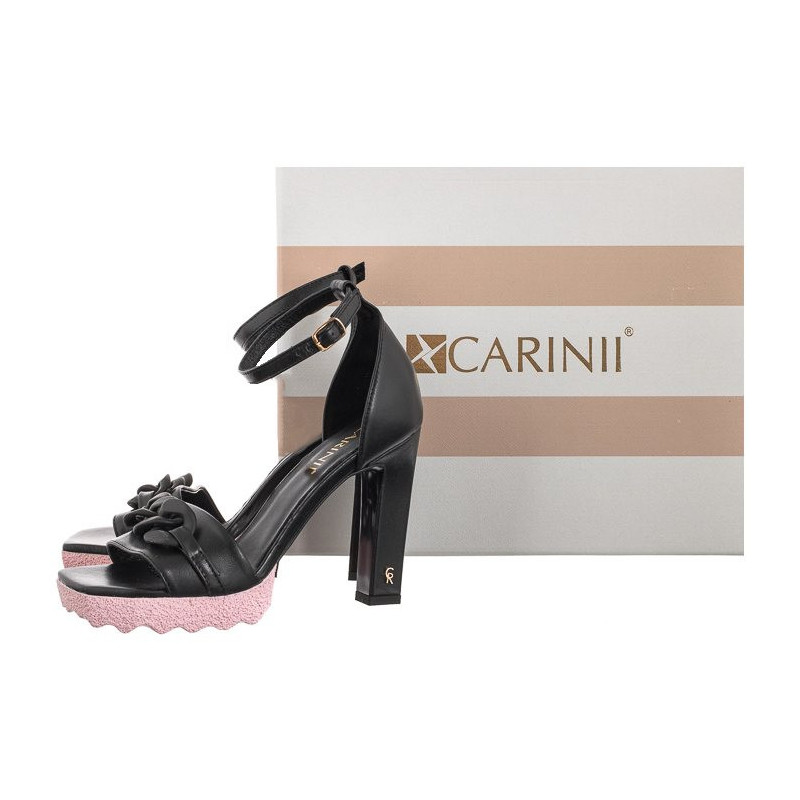 Carinii Czarne B8199-E50-000-000-000 (CI672-a) shoes