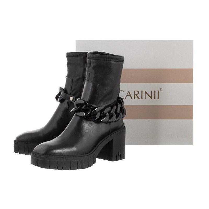 Carinii Czarne B7698-E50-000-000-E88 (CI676-b) shoes