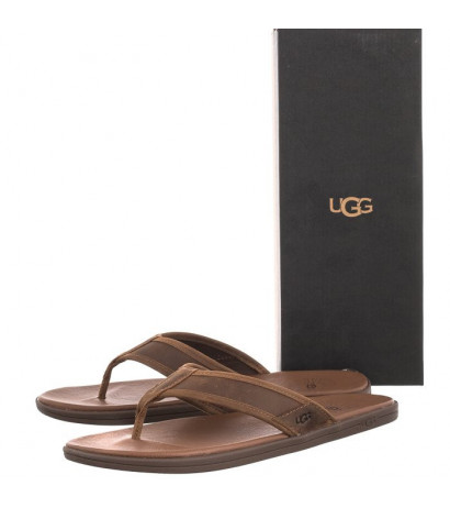 ugg mens leather flip flops