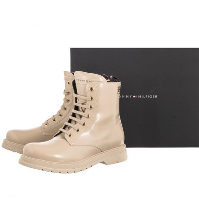 Tommy Hilfiger Lace-Up Bootie Beige T4A5-32411-1453 500 (TH512-b) kurpes