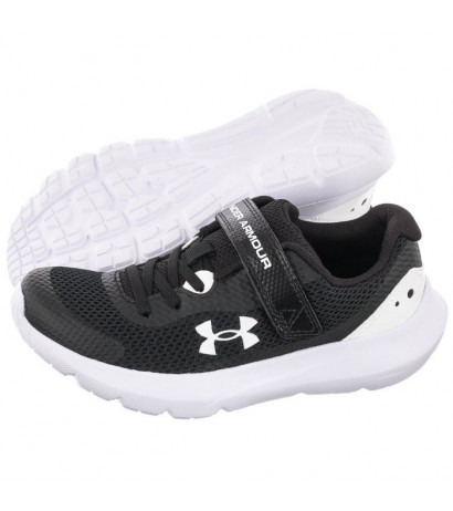 Under Armour Bps Surge 3 AC Blk/Wht 3024990-001 (UN17-a) spordijalatsid