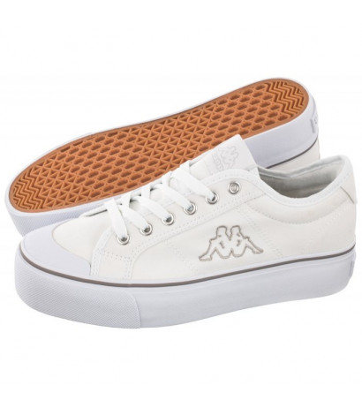 Kappa Boron Low Pf 243162/1015 White/Silver (KA213-a) kurpes